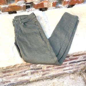 H&M Divided skinny jeans Sz4 olive green